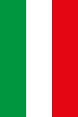 Vertical italian flag
