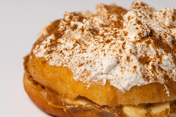 donut on white background