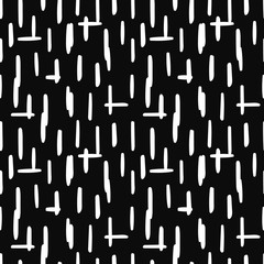 Vector seamless pattern background with strokes.