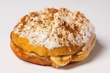 donut on white background