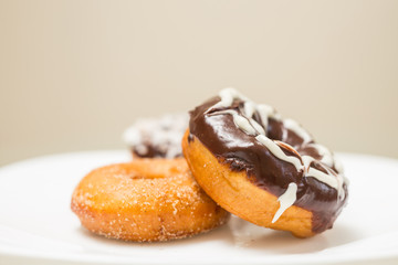 DONAS DE CHOCOLATE CON COCO