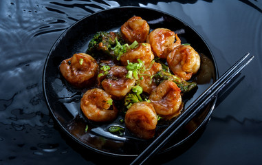 Chinese Shrimp with Broccoli