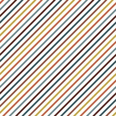 Diagonal Stripes Seamless Pattern - Colorful diagonal stripes repeating pattern design