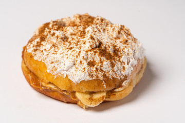 donut on white background