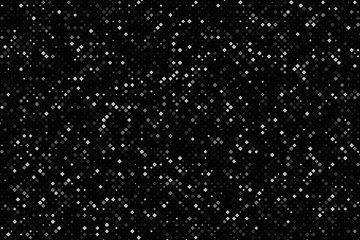 Technology illustration. Abstract futuristic background consisting of small squares and pixels. 