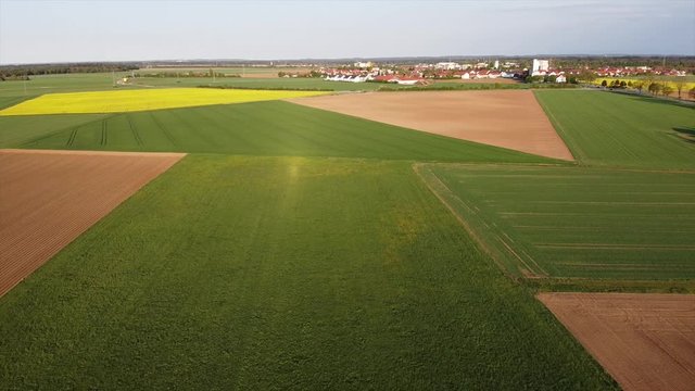 Felder und Wiesen in Bayern