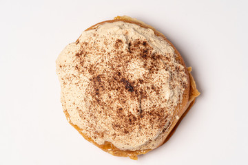 donut on white background