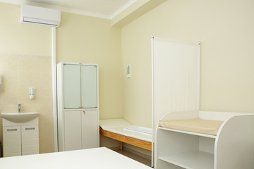 Naklejka na ściany i meble Cozy light room in the medical wellness center