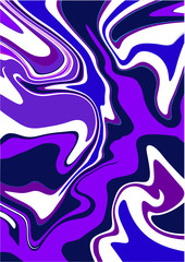 Vector fluid colorful blue purple background