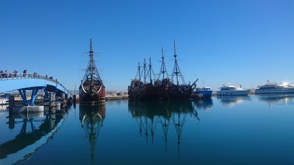 Port de pêche hammamet, Tunisie