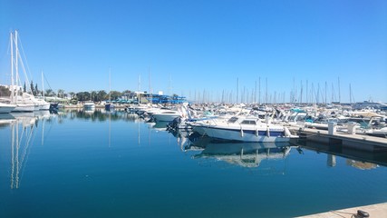 Port de pêche hammamet, Tunisie