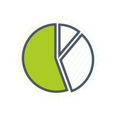 Business Data, Graph line icon. Editable Vector EPS Symbol Illustration.