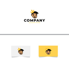 King Kids Logo Design Template