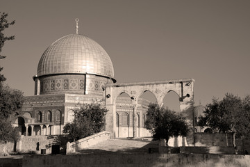 Temple Mount known as the the Noble Sanctuary of Jerusalem located in the Old City of Jerusalem, is...