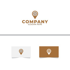 Location Tiles Logo Design Template