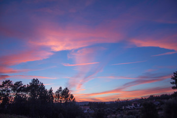 Por do sol