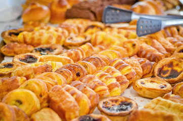 Pastry and bakery served for breakfast or brunch