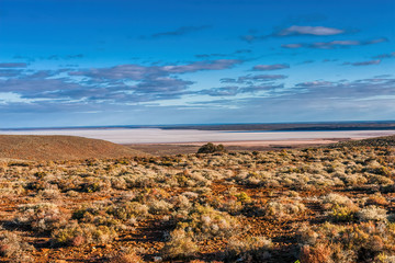 Island Lagoon, a salt lake in South Australia