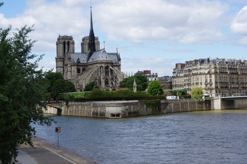 Fototapeta na wymiar Old Nostradamus cathedral Paris
