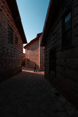 narrow street in the old town