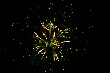 fireworks in the sky