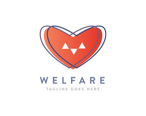 Welfare Non-Profit Organization Logo Design | Charity & NGO logo Design Template | Donation Company Logo