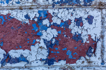 old painted wall