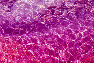 Macro photo of a beautiful transparent waters