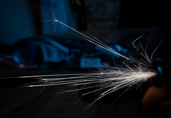 photo d une &eacute;tincelle de briqu&eacute;