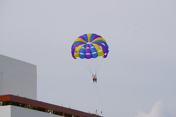 Paragliding in Cozumel