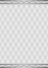 Naklejka premium decorative background with vintage pattern and border