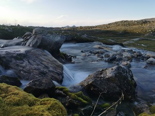 stream in the mountains