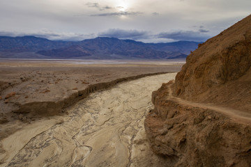 Fototapeta na wymiar Hiking in Death Valley National Park, California