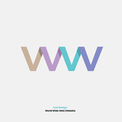 WWW Icon | World Wide Web | Professional Business icon Design |  Symbol For Marketing | Iconic Logo Template