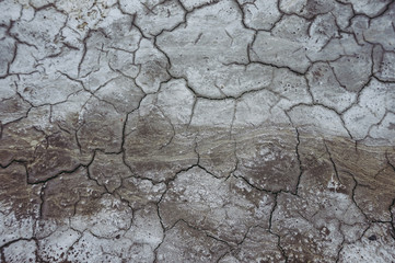 Draught, dry soil - global warming concept