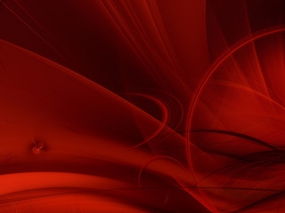 red abstract fractal background 3d rendering illustration