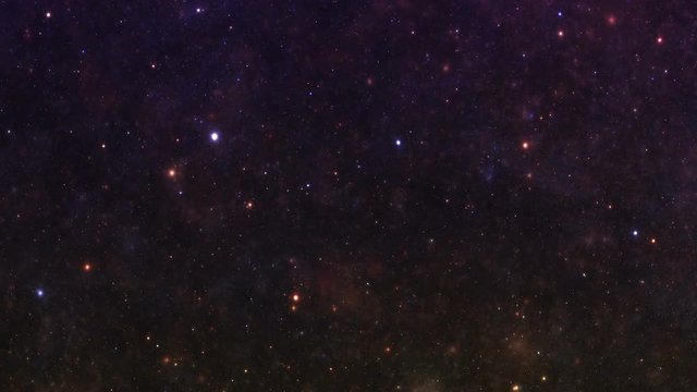 Stars in the night sky nebula and galaxy