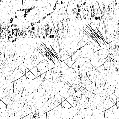 Grunge texture in black and white. Texture of dirt, chips, scuffs, dust, cracks. Dirty abstract background