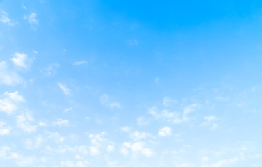 blue sky with beautiful natural white clouds