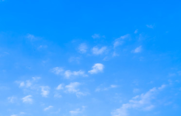 blue sky with beautiful natural white clouds	
