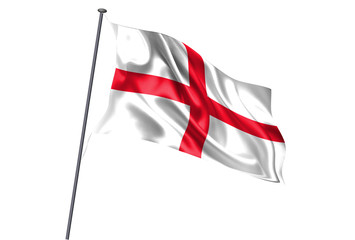 イングランド　 国旗　ポール　アイコン