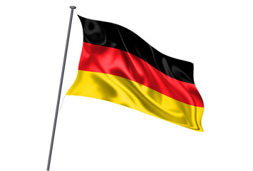 ドイツ　 国旗　ポール　アイコン
