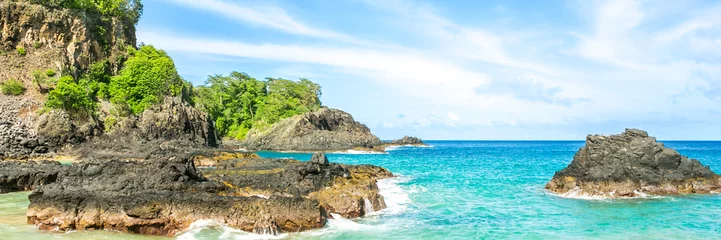 Foto op Plexiglas Baia do Sancho, Fernando de Noronha Fernando de Noronha, Brazilië. Websitebanner