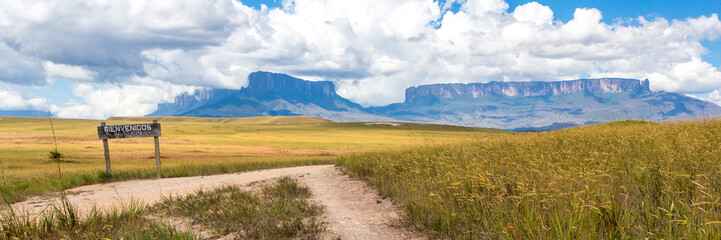 Mount Roraima banner web, Venezuela, South America.