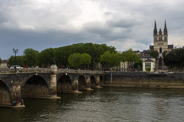 Naklejka premium View of Loire valley in France