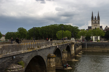 View of Loire valley in France