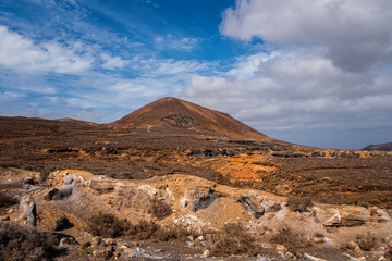 Rofera antigua, stratified city. at Teseguite. Lanzarote. Canary Islands. spain. October 2019