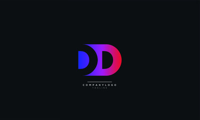 Letter DD Logo Design Icon Vector Symbol