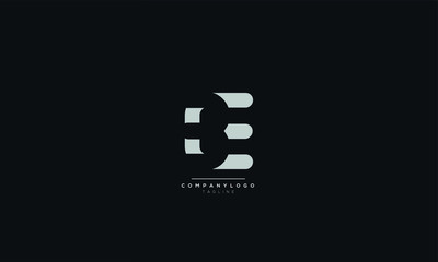 Letter BE Logo Design Icon Vector Symbol