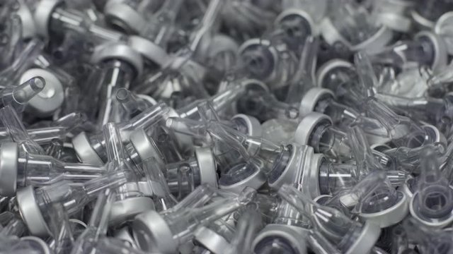 PVC packaging line at a medical solution factory medical industry